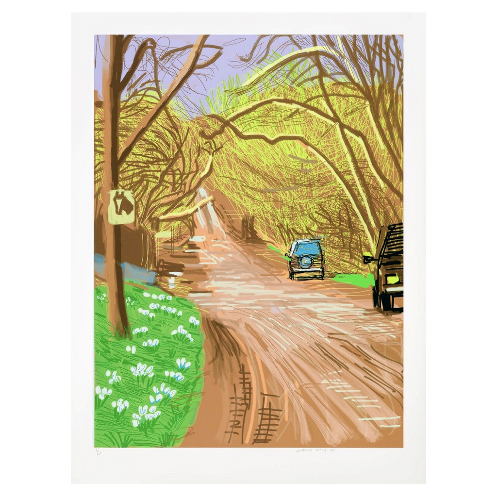 The Arrival of Spring in Woldgate, East Yorkshire, 5 March 2011 by