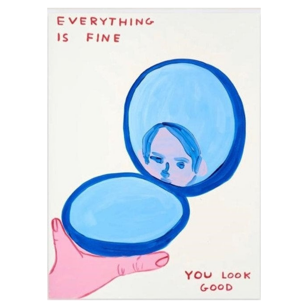 Untitled (Everything is Fine) by David Shrigley (2022