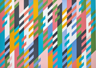 In art market news, this Bridget Riley painting, New Day, is a preview for her feature exhibition in Paris.