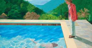 David Hockney art - Portrait of An Artist (Pool with Two Figures), by David Hockney, value unknown.