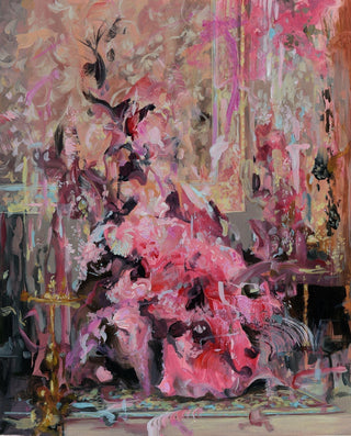What is abstract art if not these emotive, dreamlike swirling textures of Inner Grace (2025), by Dairo Vargas, which conjure memory and suggest form.