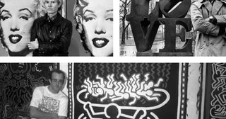 The Pop Art Movement bursts to life in a Maddox Gallery photo montage of Warhol, Lichtenstein, and Haring.