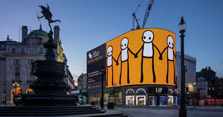 STIK Brightens up Piccadilly Circus To Raise Money For Charity