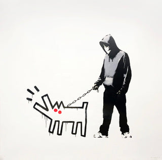 Banksy's 'Choose your Weapon' speaks for the disaffected youth of Britain, and with Banksy irony sho