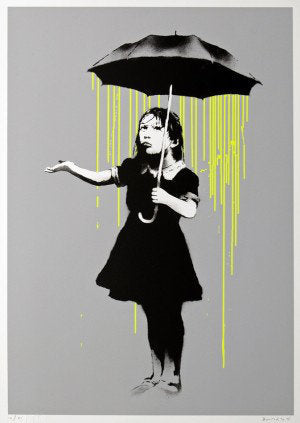 Banksy, Nola (Yellow) - Signed, 2008 contemporary Print by the British Artist.