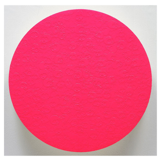 Takashi Murakami, Pink, 2023 contemporary Painting by the Japanese Artist.