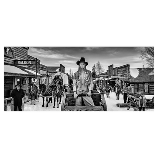 David Yarrow, The Sheriff's Daughter, 2022 contemporary Print by the British Artist.