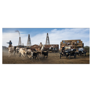 Cattle and Oil (Colour)
