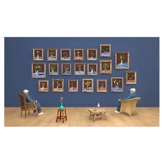 25th June 2022, Looking at the Flowers by David Hockney, 2021 – Prints artwork
