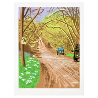The Arrival of Spring in Woldgate, East Yorkshire, 5 March 2011 by David Hockney – Prints artwork