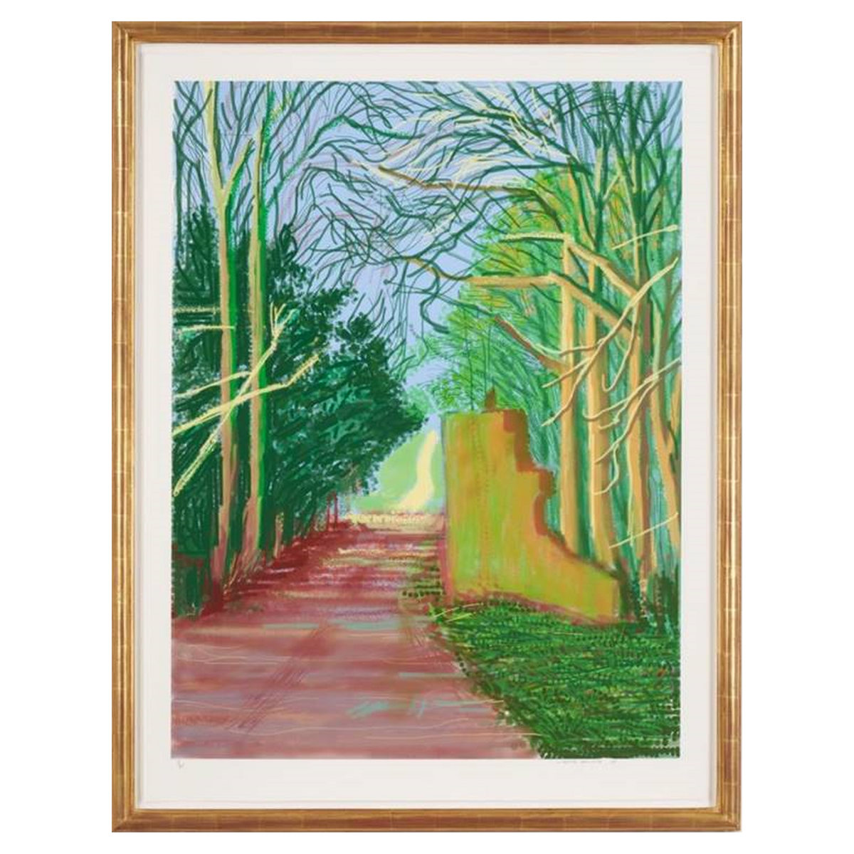 Arrival of Spring in Woldgate, 19 March by David Hockney (2011