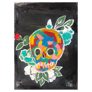 Rose & Skull by Bradley Theodore, 2019 – Works on Paper artwork