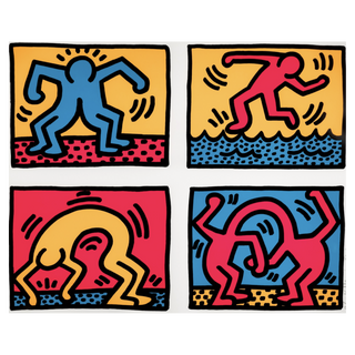 Pop Shop Quad II - Full Set by Keith Haring, 1988 – Prints artwork