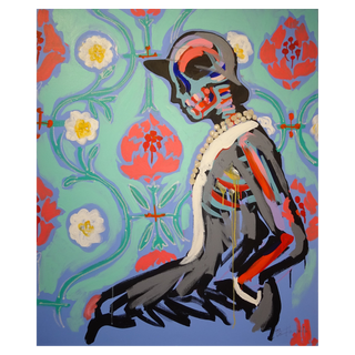 Coco in Flowers by Bradley Theodore, 2016 – Painting artwork