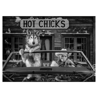 Hot Chicks by David Yarrow, 2022 – Photography artwork