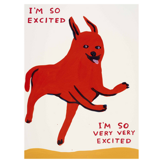 I’m So Excited by David Shrigley, 2022 – Prints artwork
