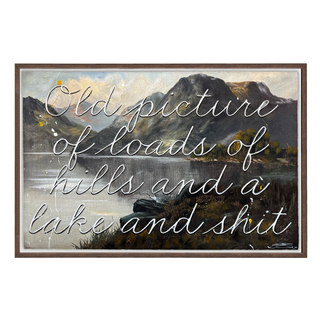 A Lake And Shit by The Connor Brothers, 2025 – Works on Paper artwork