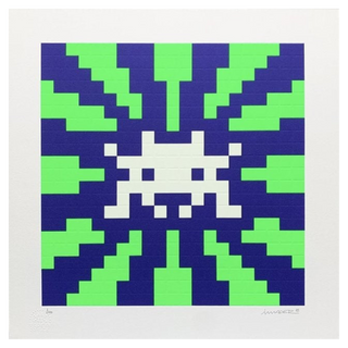 Sunset (Blue & Green) by Invader, 2018 – Prints artwork