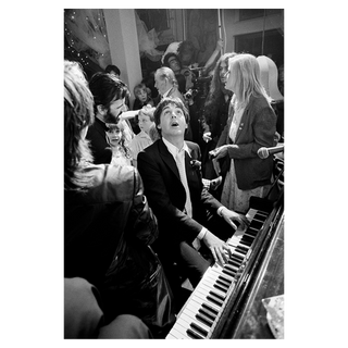 Paul McCartney at Ringo Starr's Wedding by Terry O'Neill, 1981 – Photography artwork