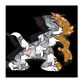 Grey Cat by Jerkface, 2022 – Prints artwork