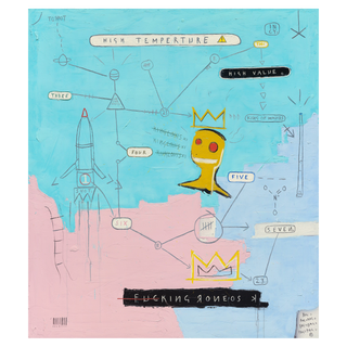 King Ronnie by Ross Muir, 2024 – Painting artwork