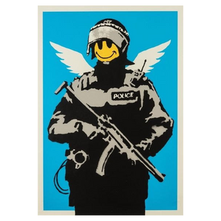 Flying Copper by Banksy, 2003 – Prints artwork