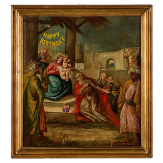 Happy Birthday Jesus by The Connor Brothers, 2025 – Painting artwork