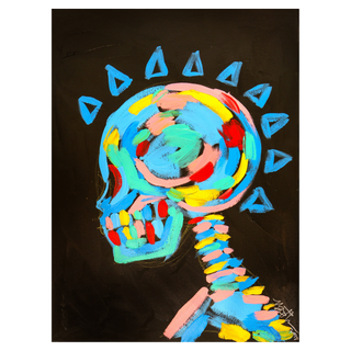 New Skull Spikes by Bradley Theodore, 2017 – Works on Paper artwork