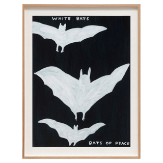 White Bats by David Shrigley, 2019 – Works on Paper artwork