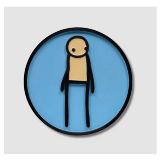 Plaque (Heritage Blue) by Stik, 2011 – Sculpture & Objects artwork