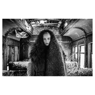 The Girl with the Lion Tattoo by David Yarrow, 2020 – Photography artwork