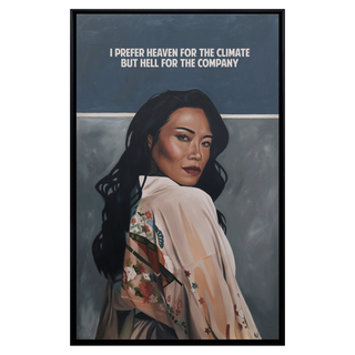 I Prefer Heaven for the climate but hell for the company by The Connor Brothers, 2021 – Painting artwork