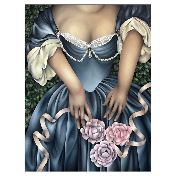Adornment in Blue by Celine Ali (2026) | Contemporary Painting