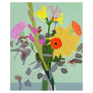 Red Flower by Moritz Moll, 2024 – Painting artwork