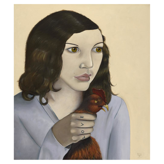 Girl With... by Ross Muir, 2022 – Painting artwork
