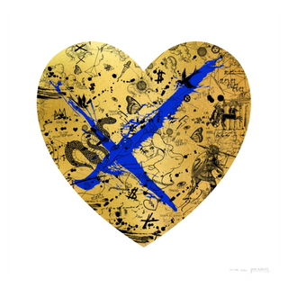 She Came to break Hearts Gold / Blue by Joseph Klibansky, 2020 – Prints artwork