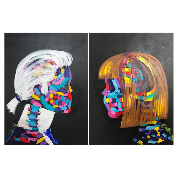 Karl & Anna by Bradley Theodore (2017) | Contemporary Painting