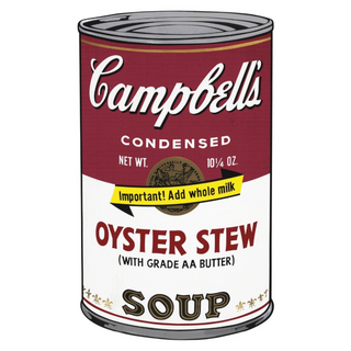 Oyster Stew from Campbell’s Soup II by Andy Warhol, 1969 – Photography artwork