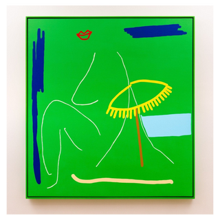 The Beach House by bErto, 2021 – Painting artwork