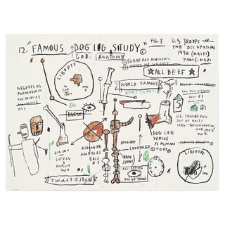 Dog Leg Study by Jean-Michel Basquiat, 2019 – Prints artwork