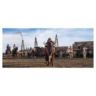 Bison Oil and Gas (Colour) by David Yarrow, 2025 – Photography artwork