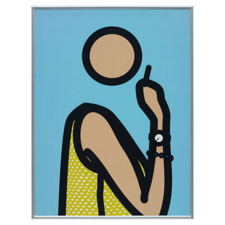 Ruth with Cigarette 2 by Julian Opie, 2005 – Photography artwork