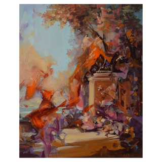 Echoes of Memory by Dairo Vargas, 2025 – Painting artwork