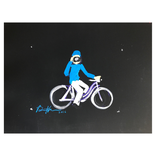 Bill Cunningham II by Bradley Theodore, 2016 – Works on Paper artwork