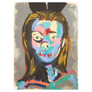 Kate Moss Skull by Bradley Theodore, 2015 – Works on Paper artwork