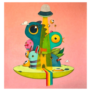 Village 02 by Oscar Llorens, 2023 – Works on Paper artwork