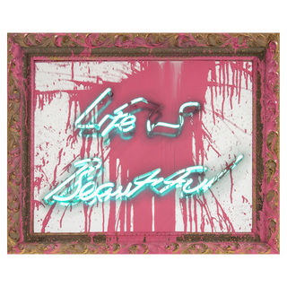 Life is Beautiful by Mr Brainwash, 2018 – Painting artwork