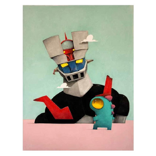Mazinger's Planet by Oscar Llorens, 2024 – Works on Paper artwork