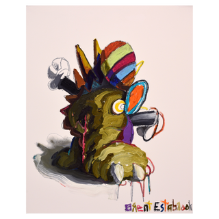 Little Monster #13 by Brent Estabrook, 2023 – Painting artwork