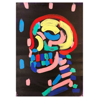 Colour Size Skull by Bradley Theodore, 2017 – Works on Paper artwork